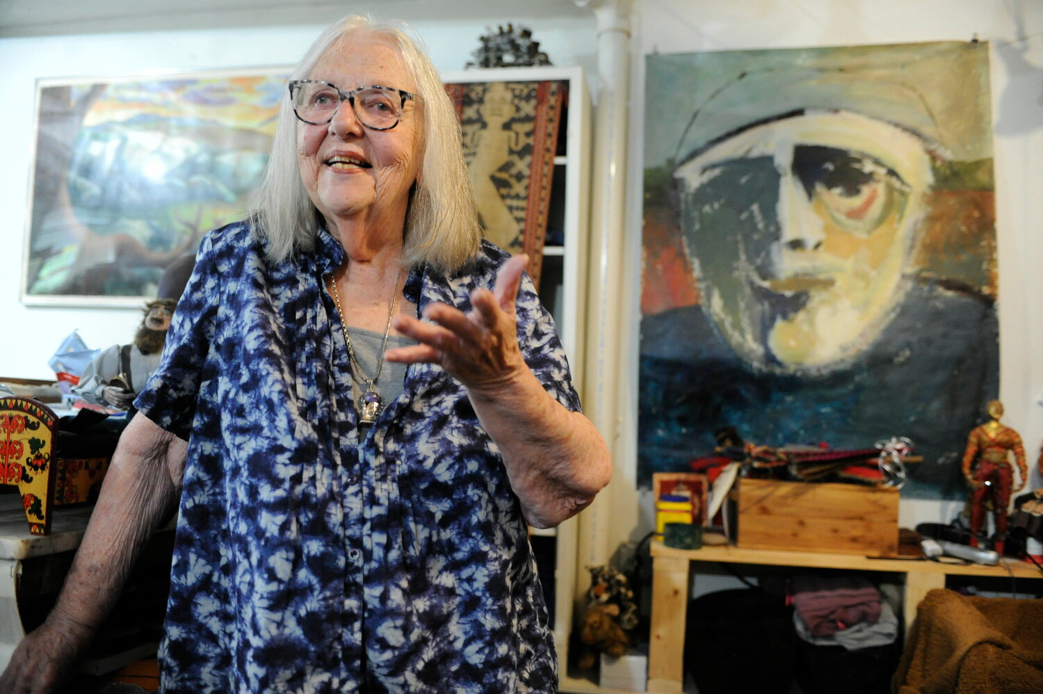 Nancy Wells, a multi-faceted artist who works in a variety of mediums, discusses the creative process in her studio...